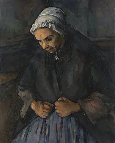 An Old Woman with a Rosary Paul Cezanne